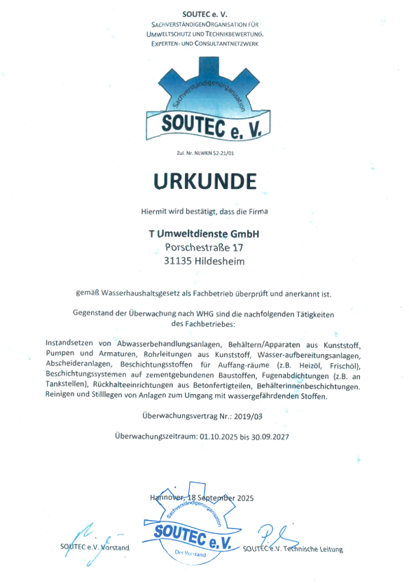 Geprüfter Fachbetrieb